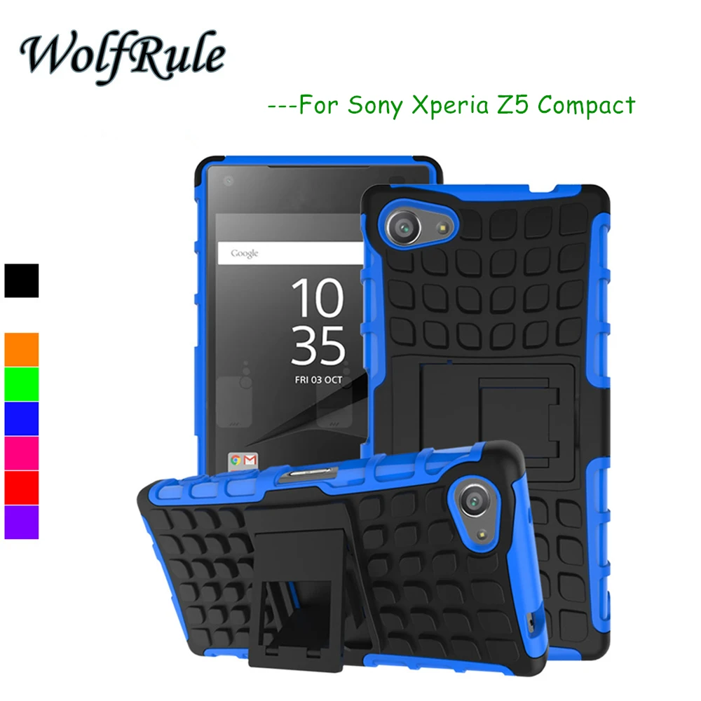 Чехол wolfrule для sony Z5 Compact, силиконовый и пластиковый держатель для sony Xperia Z5 Compact Mini E5823 E5803 S50
Чехол wolfrule для sony Z5 Compact, силиконовый и пластиковый держатель для sony Xperia Z5 Compact Mini E5823 E5803 S50