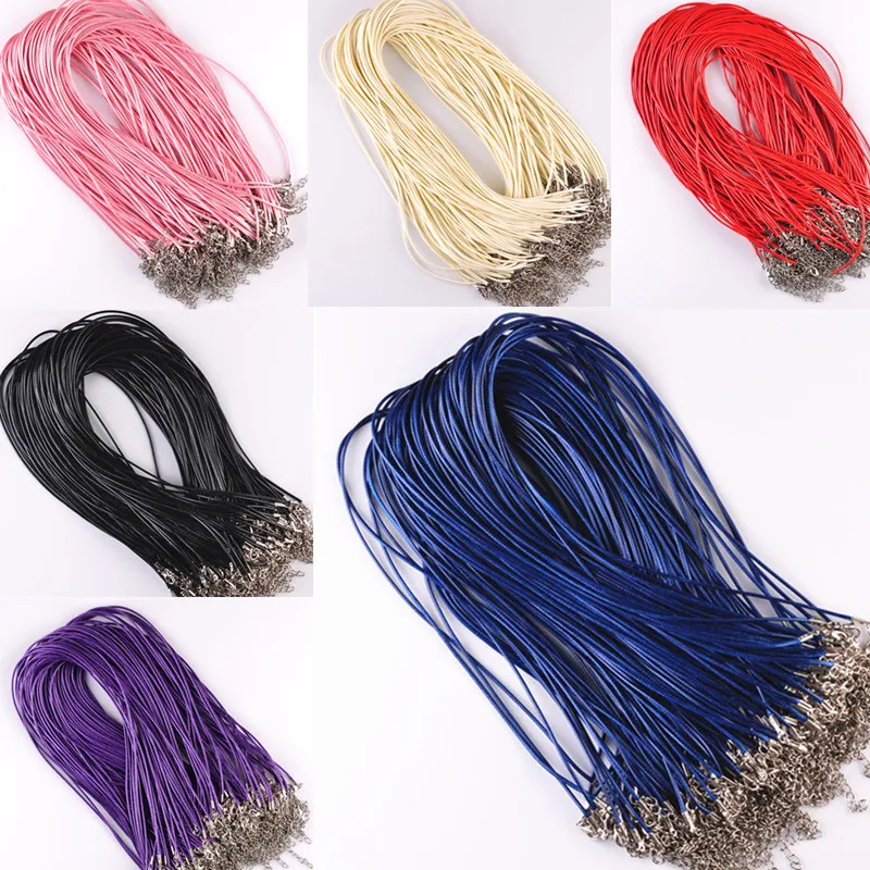 DIY Real Leather Chains Pendant Necklace Rope String Cord 1.5mm Sale 10 Pcs/lot Charms Findings Lobster Clasp Black
DIY Real Leather Chains Pendant Necklace Rope String Cord 1.5mm Sale 10 Pcs/lot Charms Findings Lobster Clasp Black