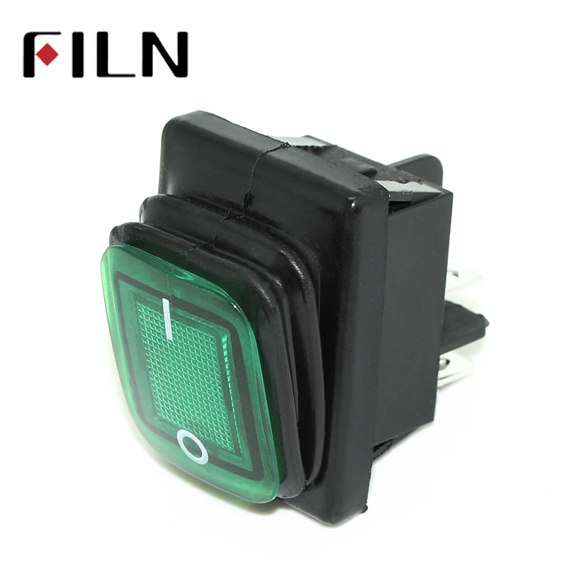 filn T85 sliver contact point copper pin waterproof off-(on) momentary on reset 16A rocker switch
filn T85 sliver contact point copper pin waterproof off-(on) momentary on reset 16A rocker switch