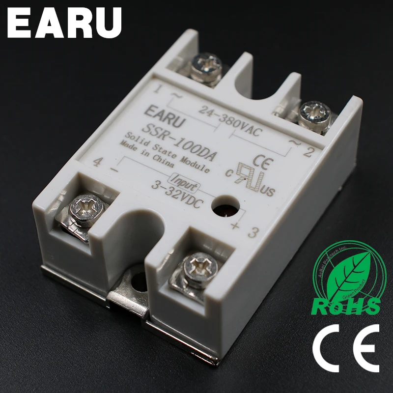 DC 3-32V Вход AC 24-480V Выход SSR 100A твердотельное реле SSR-100DA SSR-100 DA PID регулятор температуры трансформатор напряжения
DC 3-32V Вход AC 24-480V Выход SSR 100A твердотельное реле SSR-100DA SSR-100 DA PID регулятор температуры трансформатор напряжения