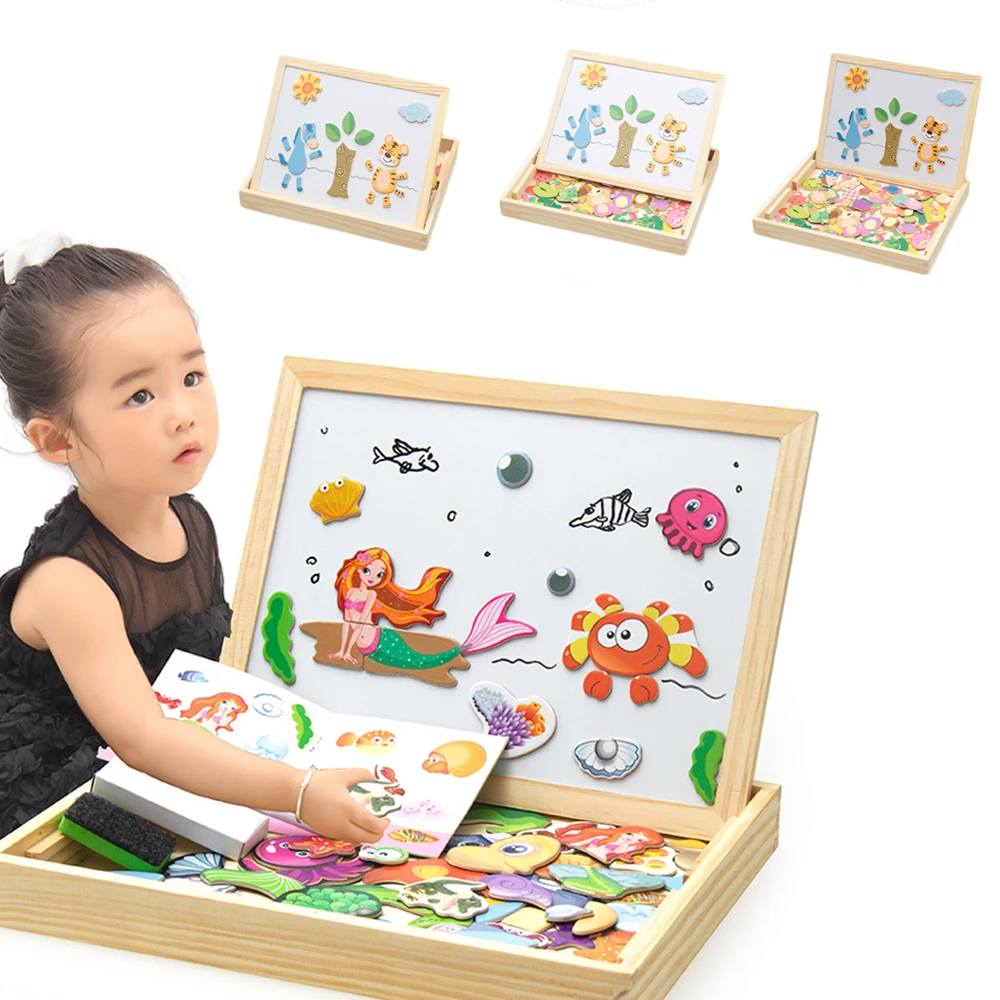 100 + Woods magnetic educational toys children 3D puzzle map / animal / vehicle / circus table 5 style learning wooden toys
100 + Woods magnetic educational toys children 3D puzzle map / animal / vehicle / circus table 5 style learning wooden toys