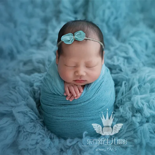 Реквизит для фотосъемки новорожденных Детские эластичные вязаные палантины 10