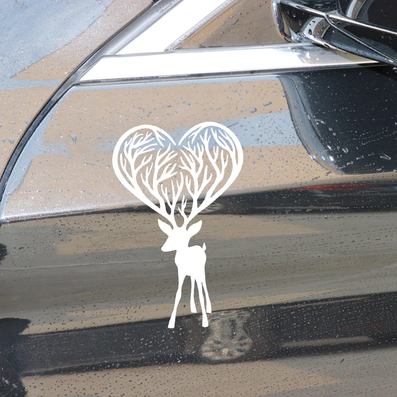 YJZT 10.6CM*16.5CM Deer Creative Of Love Car Stickers Vinyl Decal Decorate Car Door Black/Silver C4-2037
YJZT 10.6CM*16.5CM Deer Creative Of Love Car Stickers Vinyl Decal Decorate Car Door Black/Silver C4-2037