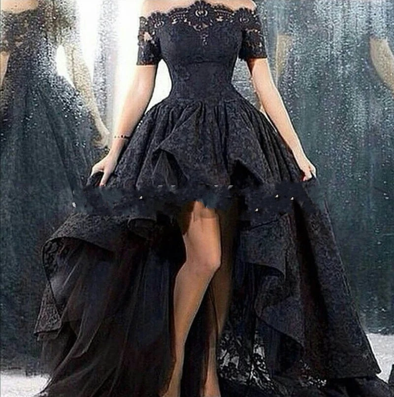 2017 shoulder length short short sleeve black evening dress lace layer before returning to a special moment for a long time
2017 shoulder length short short sleeve black evening dress lace layer before returning to a special moment for a long time