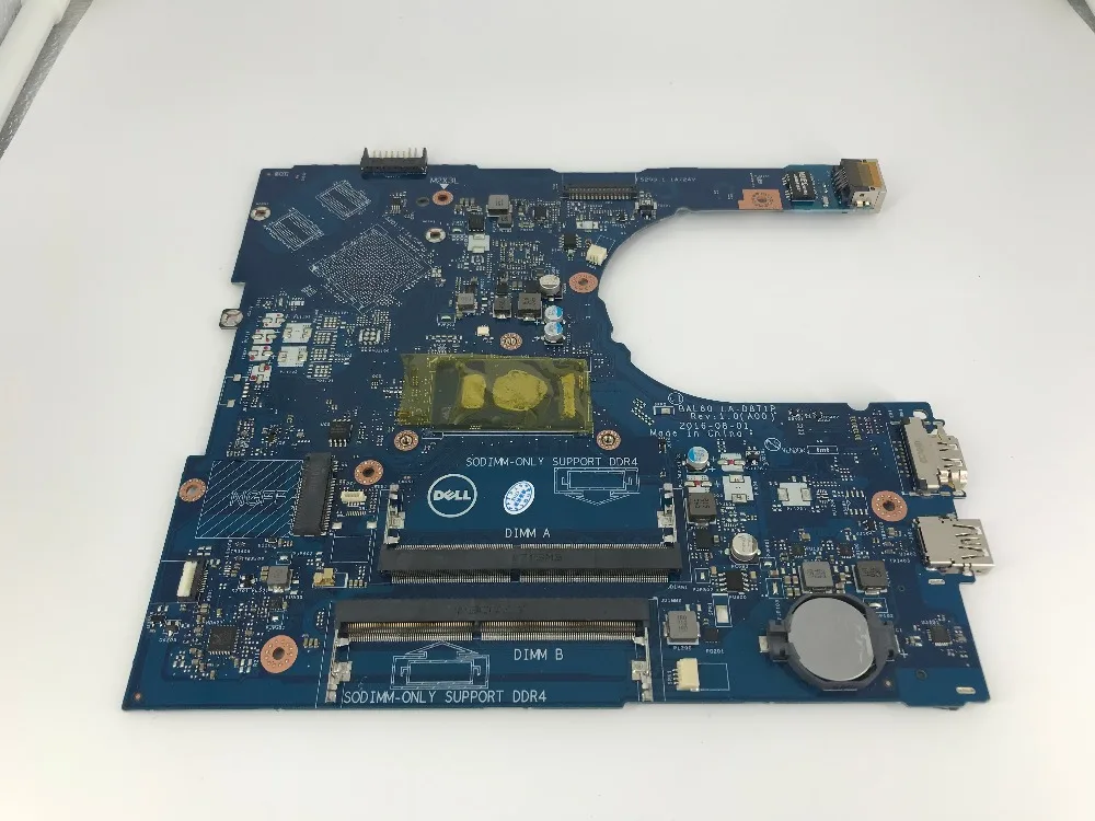 CN 0XFYCG XFYCG для Dell Vostro 14 5468 7460 7560 материнская плата ноутбука BKD40 LA D822P REV: 1 0 (A00) I3 7100U