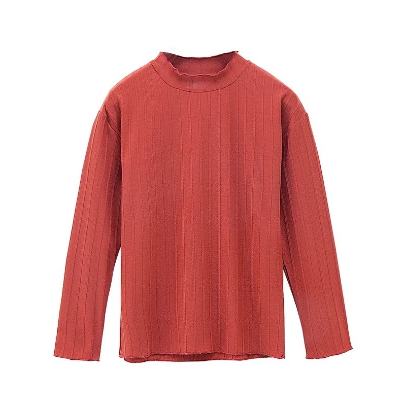 Girl Knit Bottoming Shirt Autumn 2018 Teen Girls Long Sleeve Thermal Underwear Korean Kids Children's Bottomimg Knitwear Tops
Girl Knit Bottoming Shirt Autumn 2018 Teen Girls Long Sleeve Thermal Underwear Korean Kids Children's Bottomimg Knitwear Tops