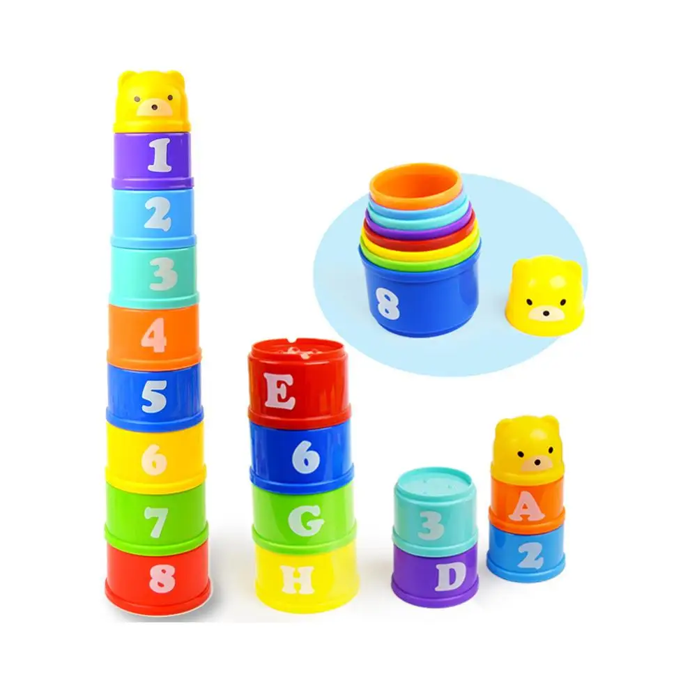 2021 Excellent Baby Children Kids Educational Toy New building block Puzzle Mini Bear Stack Cup Educational Baby Toys Gift 9Pcs/
2021 Excellent Baby Children Kids Educational Toy New building block Puzzle Mini Bear Stack Cup Educational Baby Toys Gift 9Pcs/