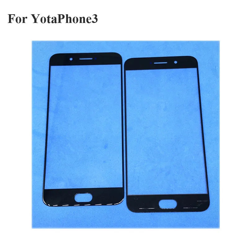 2 шт. для YotaPhone3 Power Передняя ЖК-стеклянная линза Yota 3 YotaPhone сенсорная панель внешнее