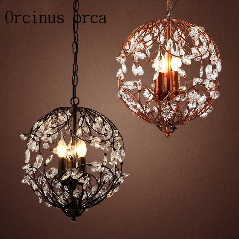 Creative crystal iron art branch chandeliers restaurants bars clothing stores coffee rooms bedroom retro Crystal Chandelier
Creative crystal iron art branch chandeliers restaurants bars clothing stores coffee rooms bedroom retro Crystal Chandelier