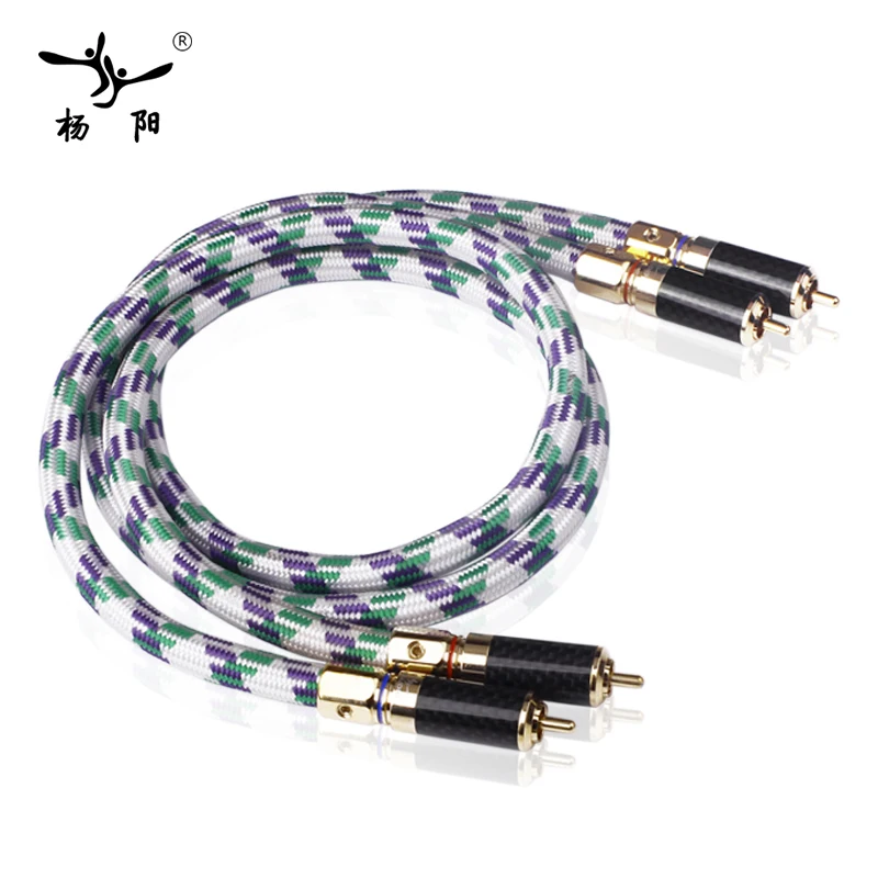 High Quality YYAUDIO C2 1pair Hawk 6N Oxygen-Free Copper HiFi RCA Male to Male Audio Cable Plug Connector Signal Wire for TV DVD
High Quality YYAUDIO C2 1pair Hawk 6N Oxygen-Free Copper HiFi RCA Male to Male Audio Cable Plug Connector Signal Wire for TV DVD