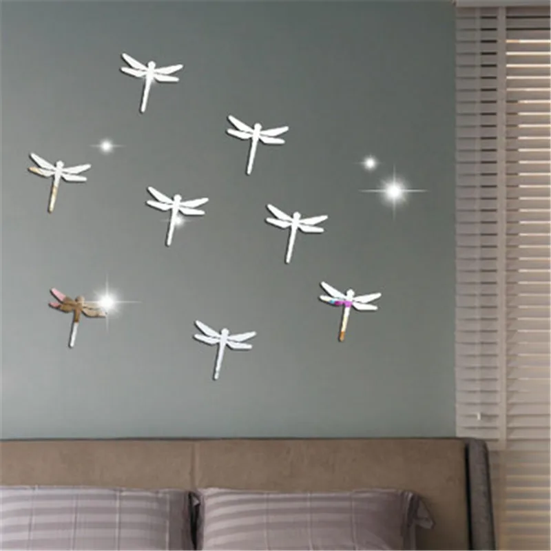 Geometric Animal Mirror Wall Sticker 3D Dragonfly Mirror Wall Sticker Living Room Bedroom Acrylic Mirror Decorative Sticker
Geometric Animal Mirror Wall Sticker 3D Dragonfly Mirror Wall Sticker Living Room Bedroom Acrylic Mirror Decorative Sticker