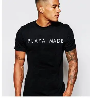 Unisex Summer Style Crewneck Casual O-Neck Shirt PLAYA MADE Letetr T-Shirt Outfits Short Sleeve Outfits Black/White Tees Clothes
Unisex Summer Style Crewneck Casual O-Neck Shirt PLAYA MADE Letetr T-Shirt Outfits Short Sleeve Outfits Black/White Tees Clothes