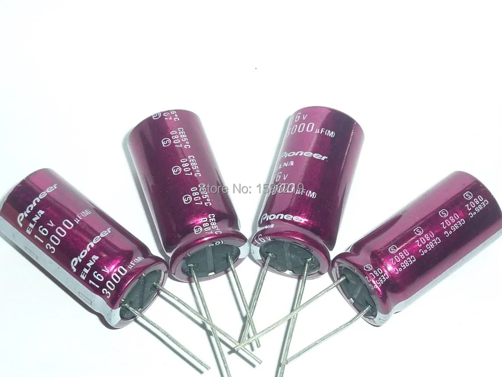 5 шт 3000 мкФ 16 V ELNA Pioneer аудио конденсатор 16V3000uF 16x32mm HiFi DIY|audio capacitor|elna audio capacitorspioneer