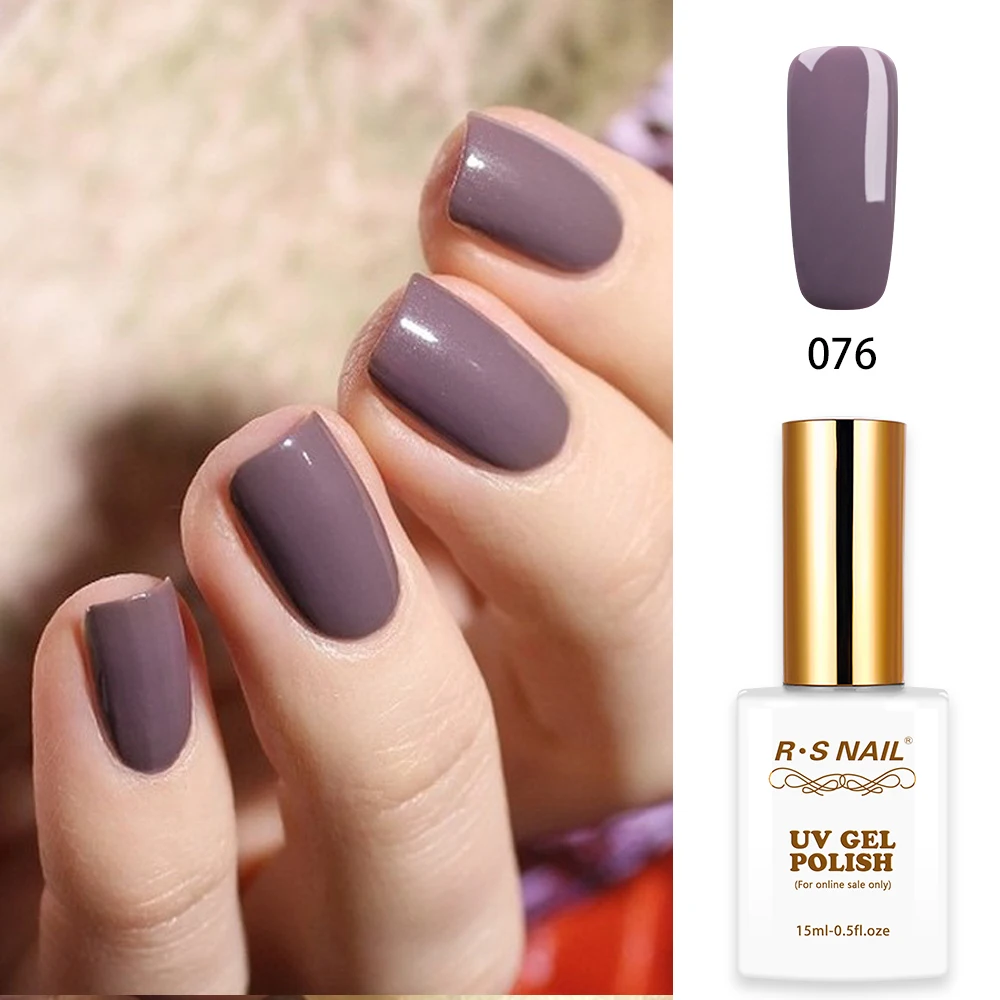 RS Nail 15ml led uv color gel nail polish No.076 French manicure gel lacquer nail polish set manicure vernis semi permanant
RS Nail 15ml led uv color gel nail polish No.076 French manicure gel lacquer nail polish set manicure vernis semi permanant