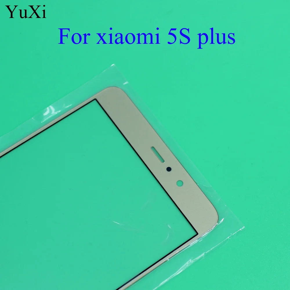 Передняя и внешняя стеклянная линза YuXi Mi5s plus запасная часть для Xiaomi сенсорный