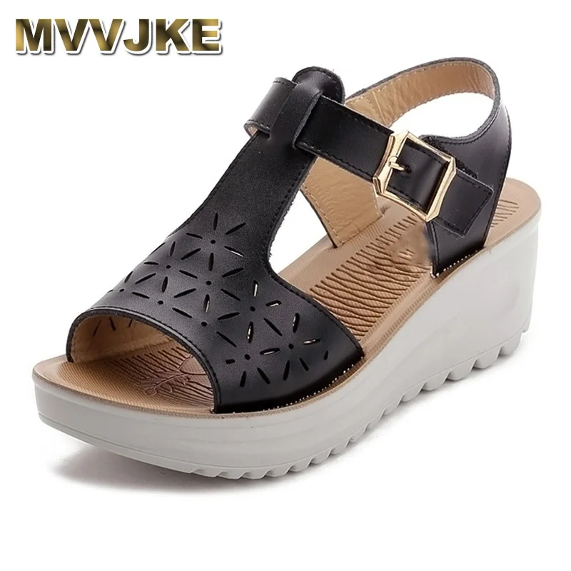 MVVJKE Summer Wedge Shoes Women Sandals Casual Flat Sandals Thick Bottom Shoes Female Hollow Peep toe Women Shoes
MVVJKE Summer Wedge Shoes Women Sandals Casual Flat Sandals Thick Bottom Shoes Female Hollow Peep toe Women Shoes