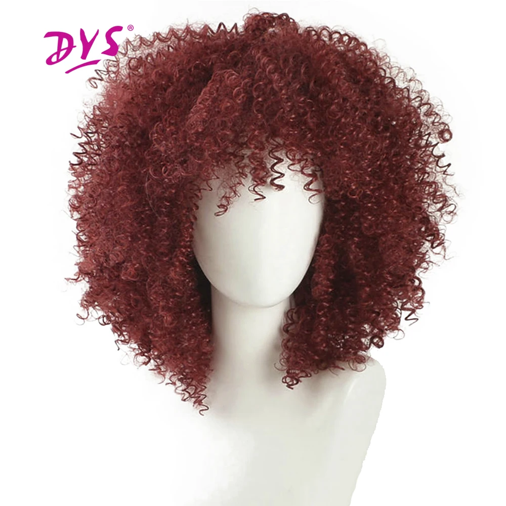 Deyngs Short Pixie Cut Afro Kinky Curly Synthetic Wigs With Bangs For Black Women Natural Black/Red African American Hair Wigs 
Deyngs Short Pixie Cut Afro Kinky Curly Synthetic Wigs With Bangs For Black Women Natural Black/Red African American Hair Wigs