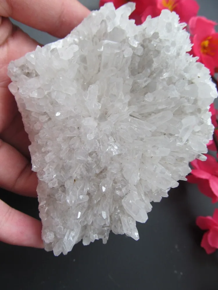 C32 Natural White Quartz Flowers Crystal Clusters Decoration Resistant Healing Stone Feng Shui Decoration 262g
C32 Natural White Quartz Flowers Crystal Clusters Decoration Resistant Healing Stone Feng Shui Decoration 262g