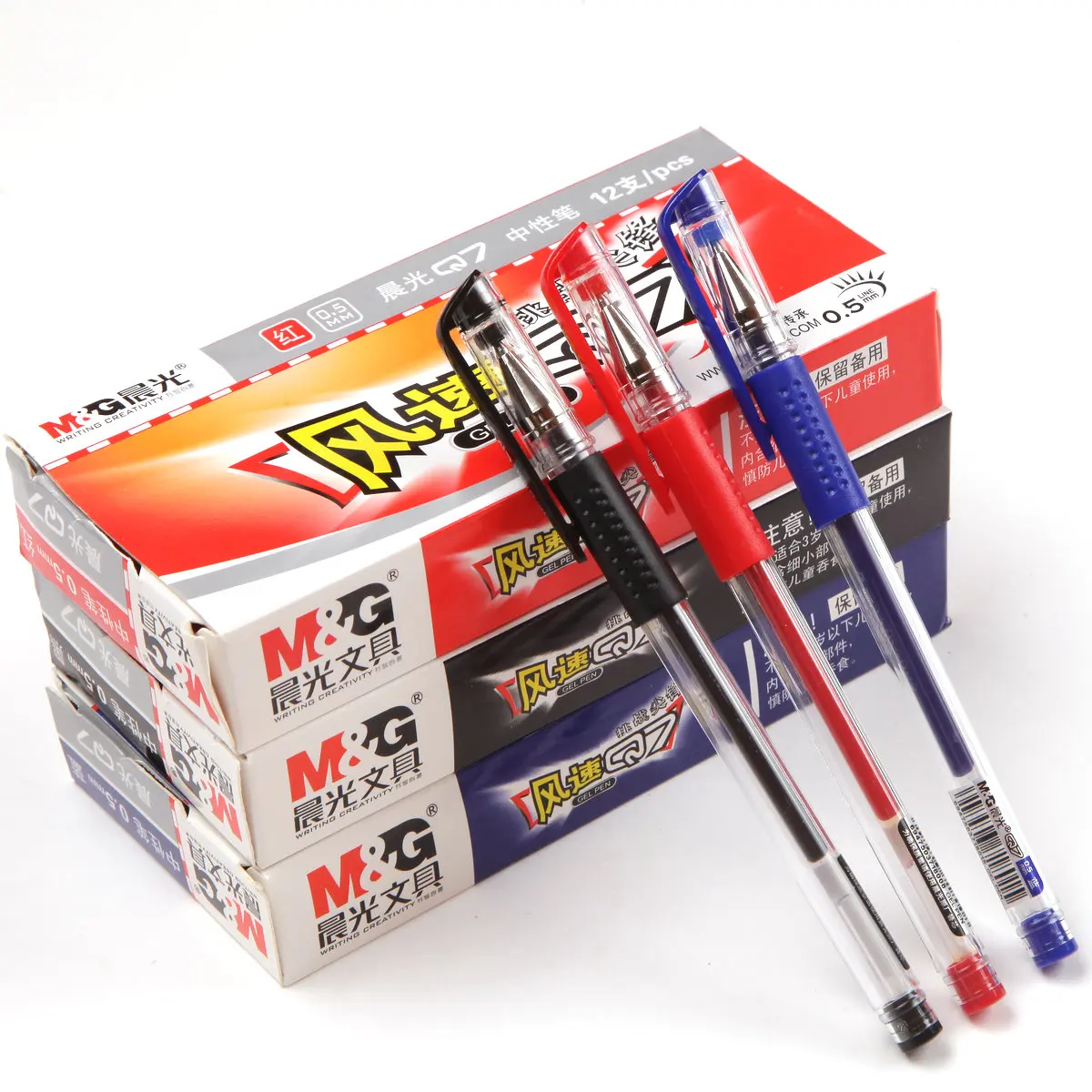 Q7 0.5mm Black Blue Red 4 Color Gel Pen & Refill Bullet Korean Stationery School And Office Supplies Quality
Q7 0.5mm Black Blue Red 4 Color Gel Pen & Refill Bullet Korean Stationery School And Office Supplies Quality