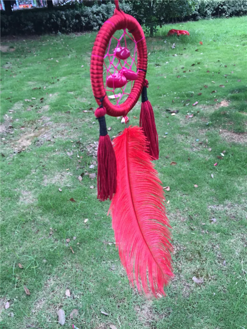 Dream Catcher Home Decor, red Feather Dreamcatcher Wind Chimes Indian Style Religious Mascot Car or Wall hanging Decoration
Dream Catcher Home Decor, red Feather Dreamcatcher Wind Chimes Indian Style Religious Mascot Car or Wall hanging Decoration