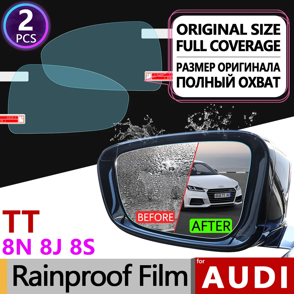 Для Audi TT 8n 8j 8s 1998 2020 mk1 mk2 mk3 полное покрытие противотуманная пленка зеркало заднего