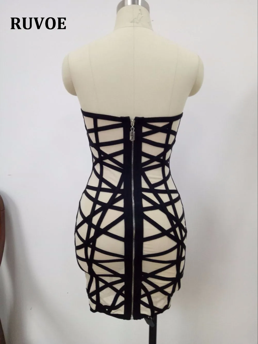 New Women Summer Dress Bandage Mesh Strapless Dress Striped Cocktail Party Bandage Dresses Bodycon Mini Prom Vestidos L-508
New Women Summer Dress Bandage Mesh Strapless Dress Striped Cocktail Party Bandage Dresses Bodycon Mini Prom Vestidos L-508