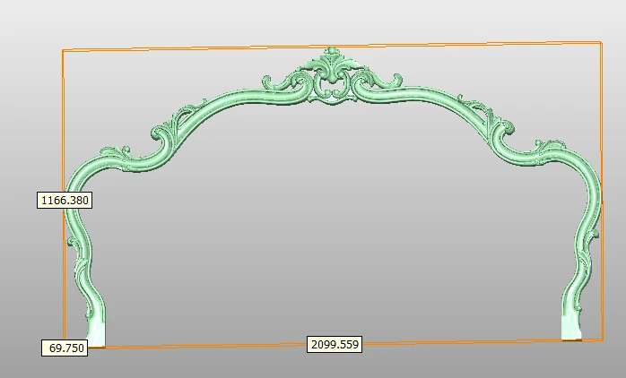 High quality 3D Model STL relief for cnc STL format Furniture frame 478