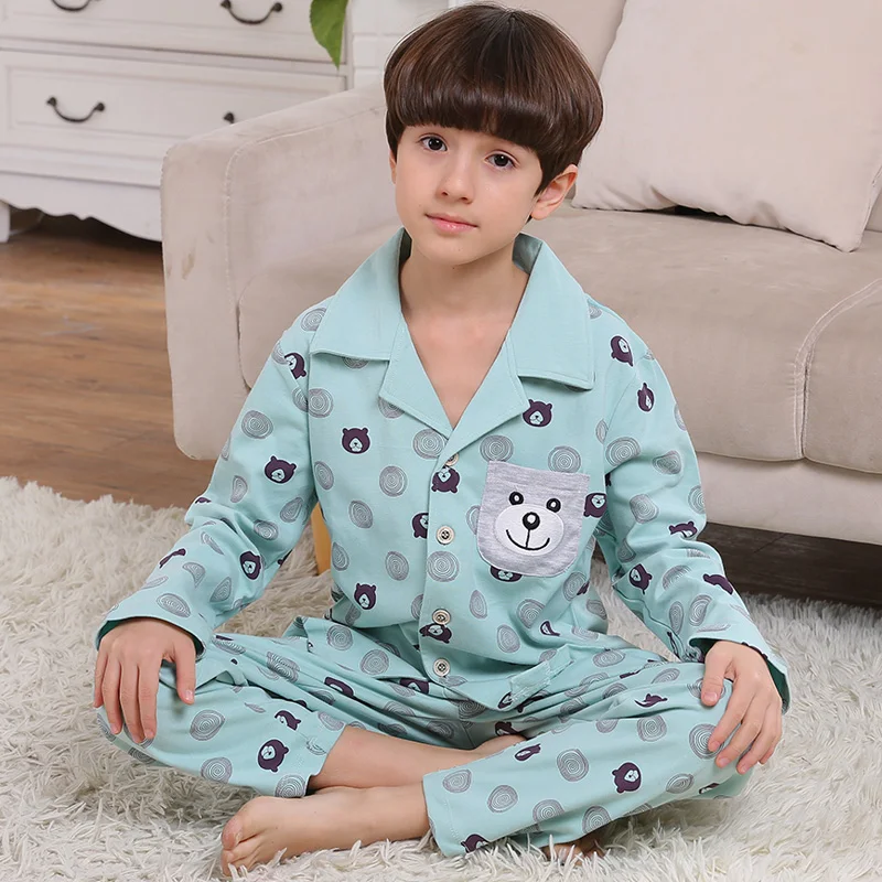 Korean Pijama Infantil Teens Teenager Boys Pajamas Set 100% Cotton Autumn Winter School Children's Pajamas Sleepwear Nightwear
Korean Pijama Infantil Teens Teenager Boys Pajamas Set 100% Cotton Autumn Winter School Children's Pajamas Sleepwear Nightwear