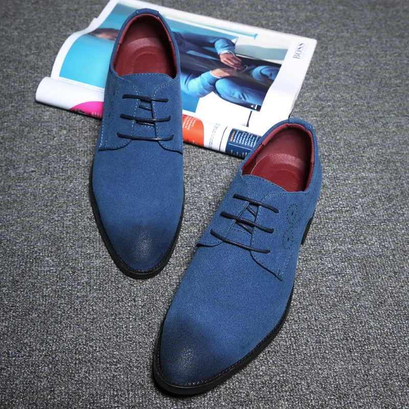 QFFAZ Mens Shoes Casual leather Shoes Men cow Suede Oxfords Italian Sneakers Men Flats formal shoes men zapatos de hombre
QFFAZ Mens Shoes Casual leather Shoes Men cow Suede Oxfords Italian Sneakers Men Flats formal shoes men zapatos de hombre