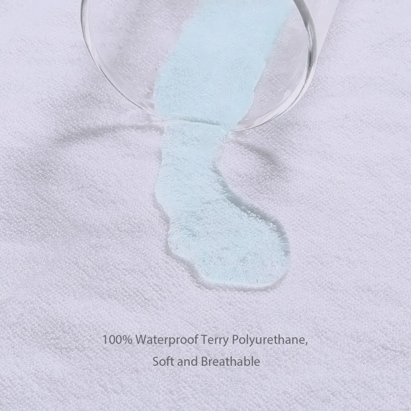 160x200cm Terry Cotton Waterproof Mattress Protector 100% Waterproof Mattress Cover Hypoallergenic Machine Washable
160x200cm Terry Cotton Waterproof Mattress Protector 100% Waterproof Mattress Cover Hypoallergenic Machine Washable