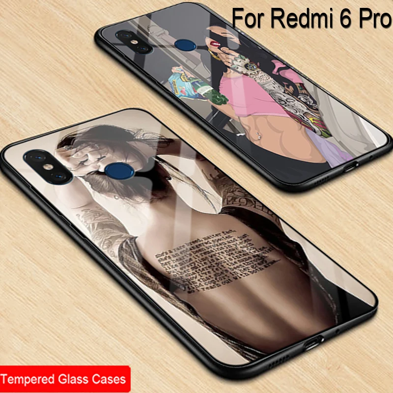Чехол из закаленного стекла для Xiaomi Redmi 6 Pro, мягкий силиконовый чехол для Xiaomi Redmi 6 Pro, чехлы для телефонов с рисунком
Чехол из закаленного стекла для Xiaomi Redmi 6 Pro, мягкий силиконовый чехол для Xiaomi Redmi 6 Pro, чехлы для телефонов с рисунком