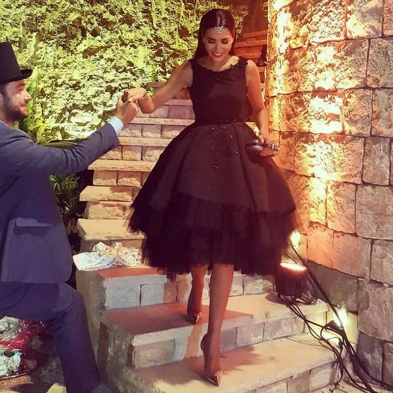 Hot Sale Black Cocktail Dresses Sexy Backless Chic Short Prom Dress 2019 Lace Applique Arabic Formal Wear Vestido De Festa Curto
Hot Sale Black Cocktail Dresses Sexy Backless Chic Short Prom Dress 2019 Lace Applique Arabic Formal Wear Vestido De Festa Curto