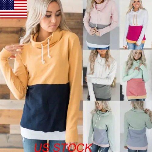 2018 Autumn Winter Women's Pocket Hooded Long Sleeve Sweatshirt Hoodie Pullover Jumper Sweatshirts Tops
2018 Autumn Winter Women's Pocket Hooded Long Sleeve Sweatshirt Hoodie Pullover Jumper Sweatshirts Tops