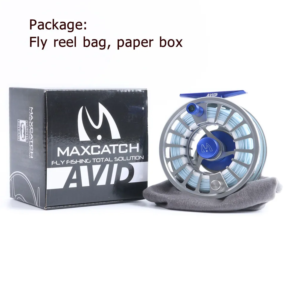 Maximumcatch AVID Saltwater 7/8wt Fly Reel with 100FT WF8F Weight forward floating Sea Fishing Fly Line with Backing Line Kit
Maximumcatch AVID Saltwater 7/8wt Fly Reel with 100FT WF8F Weight forward floating Sea Fishing Fly Line with Backing Line Kit