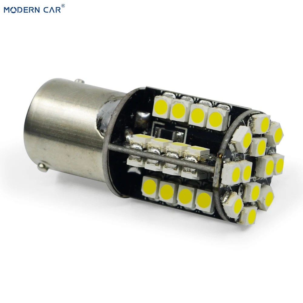Современный автомобиль 1 шт. S25 1156 BA15S PY21W 3030 чип 44SMD светодиодные лампы Тормозная