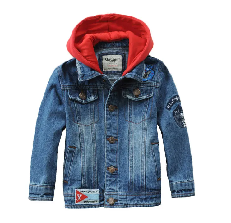Kids Denim Coats blue baby Boys Fall Spring Clothes Red hooded Autumn winter Jacket Cotton Teenages Jackets Coat 4T 6 7 8 9-13Y
Kids Denim Coats blue baby Boys Fall Spring Clothes Red hooded Autumn winter Jacket Cotton Teenages Jackets Coat 4T 6 7 8 9-13Y
