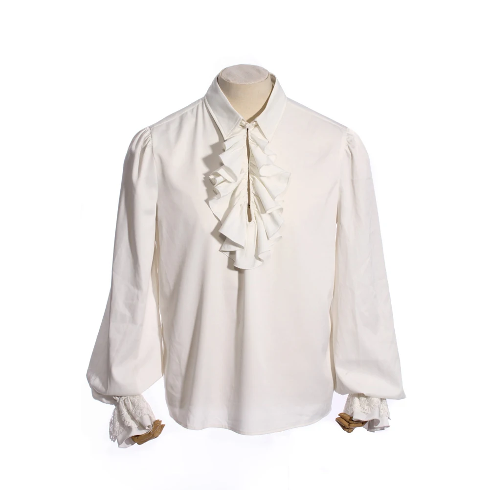 Palace Men White Chiffon Tie Shirt Blouses Punk Ruffle Long Sleeve Shirts Gothic Tuxedo Shirt Tops
Palace Men White Chiffon Tie Shirt Blouses Punk Ruffle Long Sleeve Shirts Gothic Tuxedo Shirt Tops