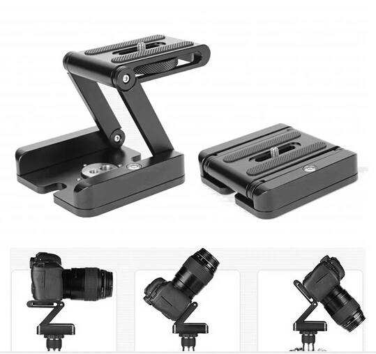 All-metal Z-folding pan/tilt Desktop tripod gimbal quick release plate folding gimbal Z-shaped gimbal PTZ tripod head
All-metal Z-folding pan/tilt Desktop tripod gimbal quick release plate folding gimbal Z-shaped gimbal PTZ tripod head