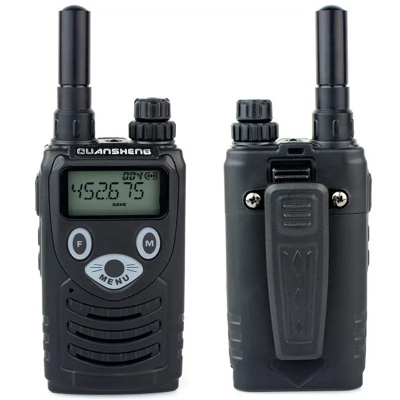 New Portable CB Radio Walkie Talkie QUANSHENG TG-K200 UHF 2 Antenna 400-480MHz 200CH 5W FM Radio Mini Two Way Radio
New Portable CB Radio Walkie Talkie QUANSHENG TG-K200 UHF 2 Antenna 400-480MHz 200CH 5W FM Radio Mini Two Way Radio