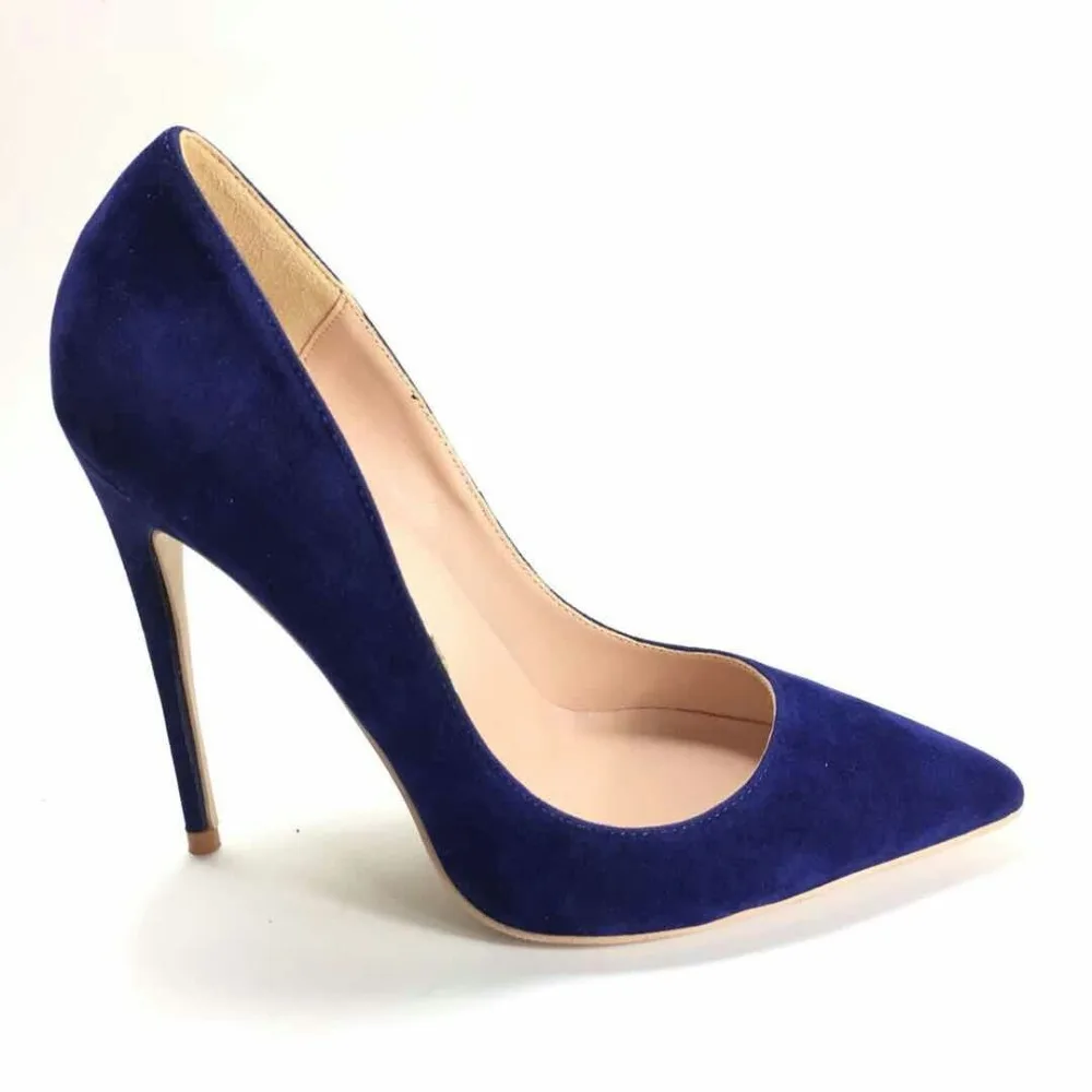 2021 Fashion free shipping women lady blue suede Leather Poined Toe high heel shoe pump HIGH-HEELED shoes Wedding shoes 12cm
2021 Fashion free shipping women lady blue suede Leather Poined Toe high heel shoe pump HIGH-HEELED shoes Wedding shoes 12cm