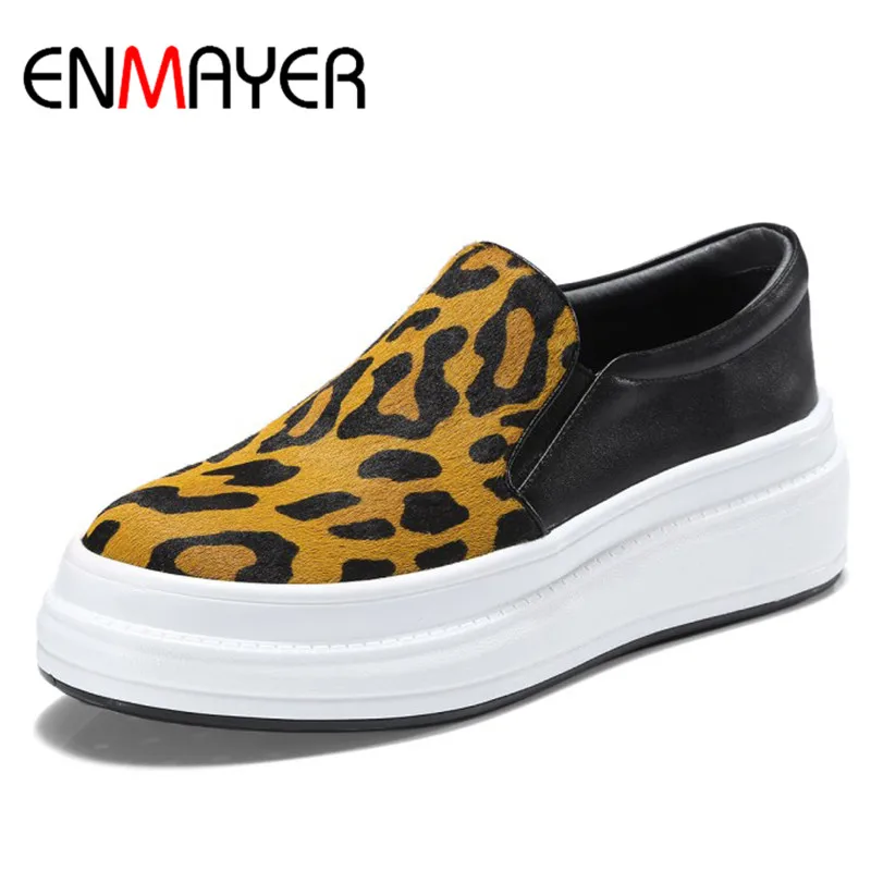 ENMAYER Horsehair Genuine Leather Flat Platform Shoes Woman Shallow Sneakers Casual Shoes Size 39 Round Toe Womens
ENMAYER Horsehair Genuine Leather Flat Platform Shoes Woman Shallow Sneakers Casual Shoes Size 39 Round Toe Womens