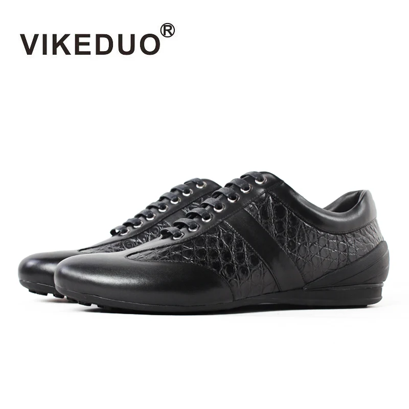 Vikeduo Time-limited 2020 Crocodile Handmade Designer Men's Casual Shoes 100% Alligator Fashion Genuine Leather Luxury Leisure
Vikeduo Time-limited 2020 Crocodile Handmade Designer Men's Casual Shoes 100% Alligator Fashion Genuine Leather Luxury Leisure