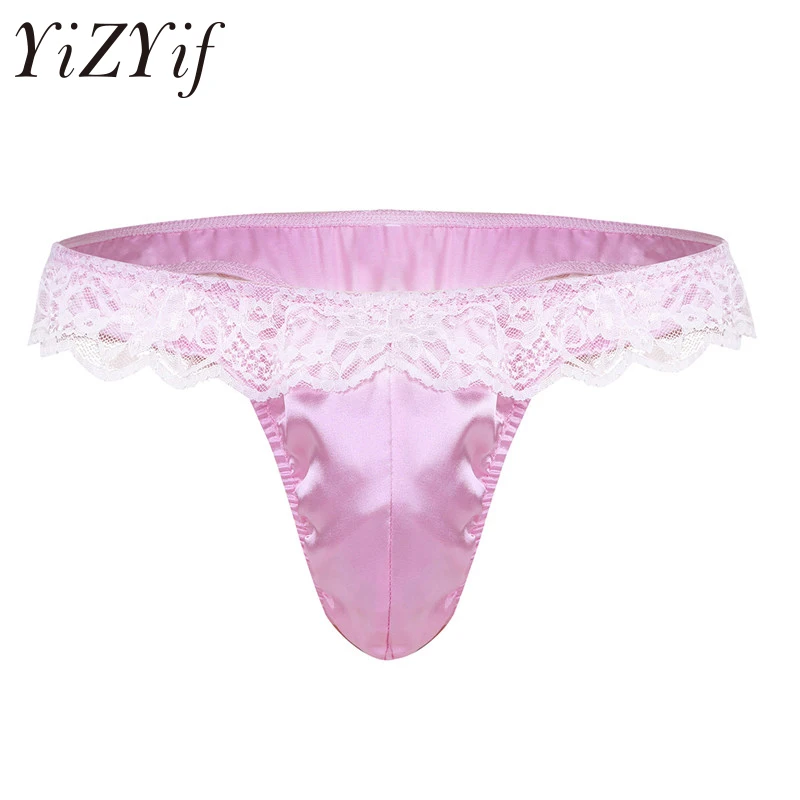 YiZYiF Men Sexy Lingerie Lace Shiny Satin Bikini Briefs Underwear Sissy Bulge Pouch Underpants Sexy Gay Jockstraps Panties
YiZYiF Men Sexy Lingerie Lace Shiny Satin Bikini Briefs Underwear Sissy Bulge Pouch Underpants Sexy Gay Jockstraps Panties