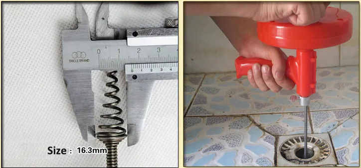 New 5 Meters Dredge Pipes New Design Kitchen Toilet Sewer Blockage Hand Tool Pipe Dredger Drains Sewer Sink Home Cleaning Clogs
New 5 Meters Dredge Pipes New Design Kitchen Toilet Sewer Blockage Hand Tool Pipe Dredger Drains Sewer Sink Home Cleaning Clogs