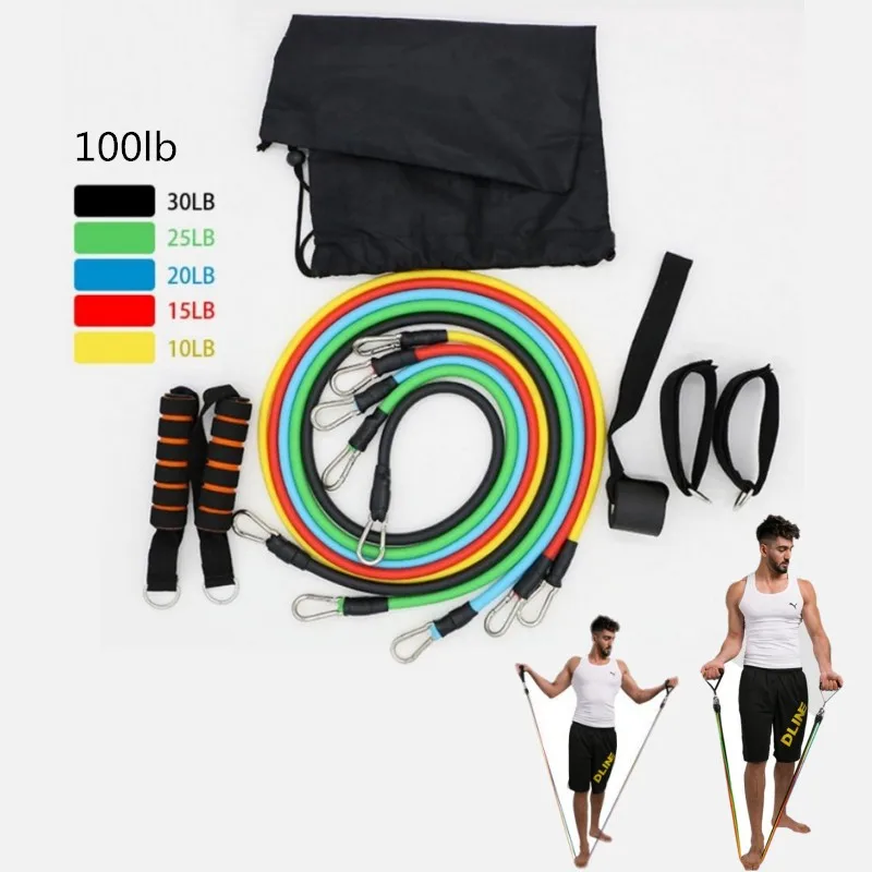 11pcs Combination Sports Fitness Resistance Bands Exercise Tubes Practical Training Elastic Band Rope Yoga Workout Cordages
11pcs Combination Sports Fitness Resistance Bands Exercise Tubes Practical Training Elastic Band Rope Yoga Workout Cordages