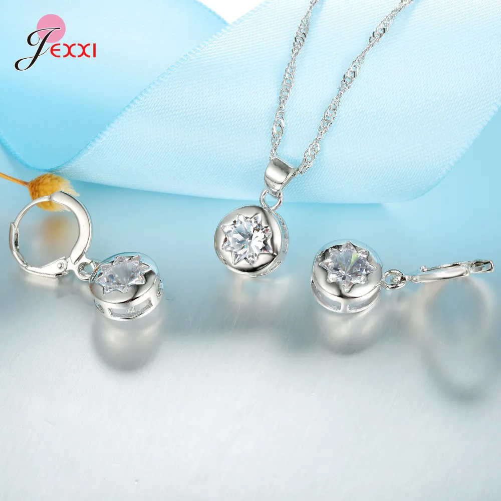 Simple Style Fashion 925 Sterling Silver Party Jewellery Set For Women Cubic Zircon Crystal Pendant Necklaces Hoop Earrings Sets
Simple Style Fashion 925 Sterling Silver Party Jewellery Set For Women Cubic Zircon Crystal Pendant Necklaces Hoop Earrings Sets