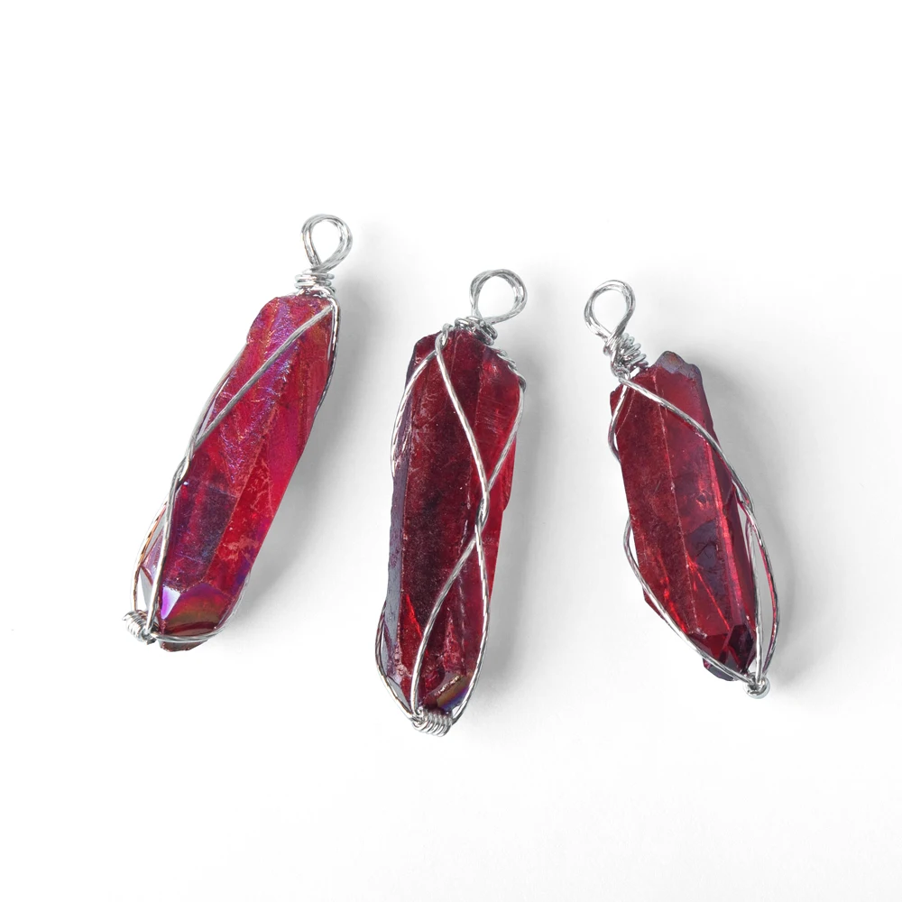 Natural DIY Gem Stones Pendants tree of life Reiki Healing Crystal pillar Six Prism Faceted Bead Twining Pendant
Natural DIY Gem Stones Pendants tree of life Reiki Healing Crystal pillar Six Prism Faceted Bead Twining Pendant