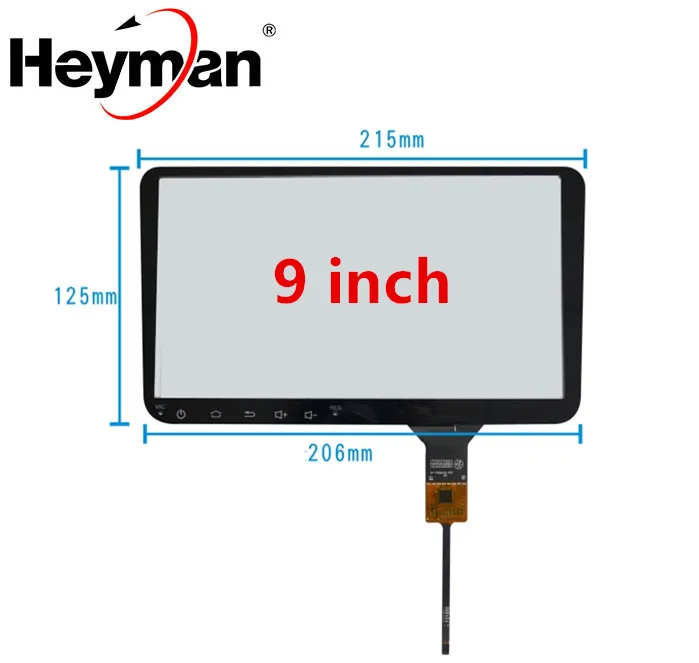 Universal 9 Inch GT911 Capacitive Touch Digitizer For Android Car DVD Navigation Touch Screen Panel Glass With Button
Universal 9 Inch GT911 Capacitive Touch Digitizer For Android Car DVD Navigation Touch Screen Panel Glass With Button