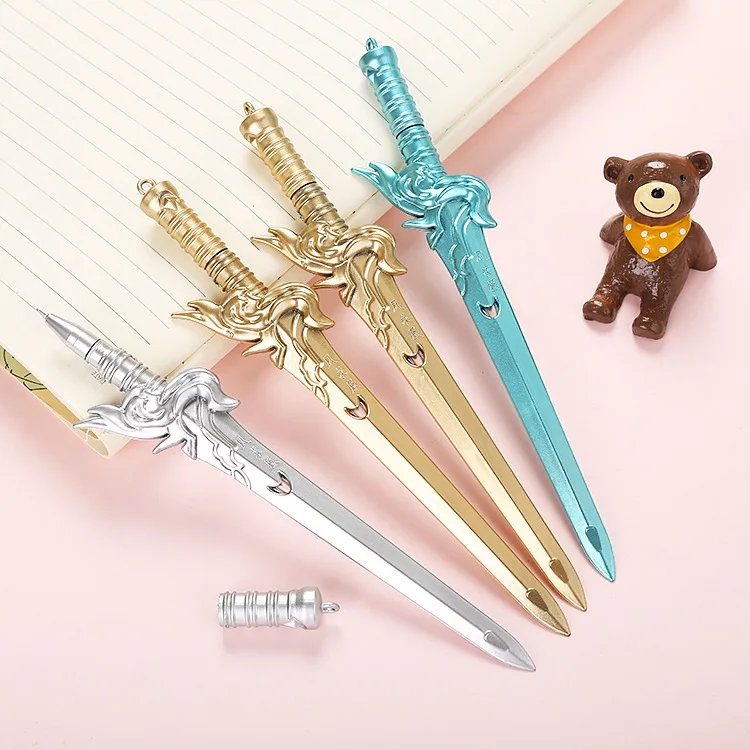 1 Pcs Creative King Cartoon Gel Pen Cute Student Cartoon Sword Water-based Sign Pen kawaii school supplies
1 Pcs Creative King Cartoon Gel Pen Cute Student Cartoon Sword Water-based Sign Pen kawaii school supplies