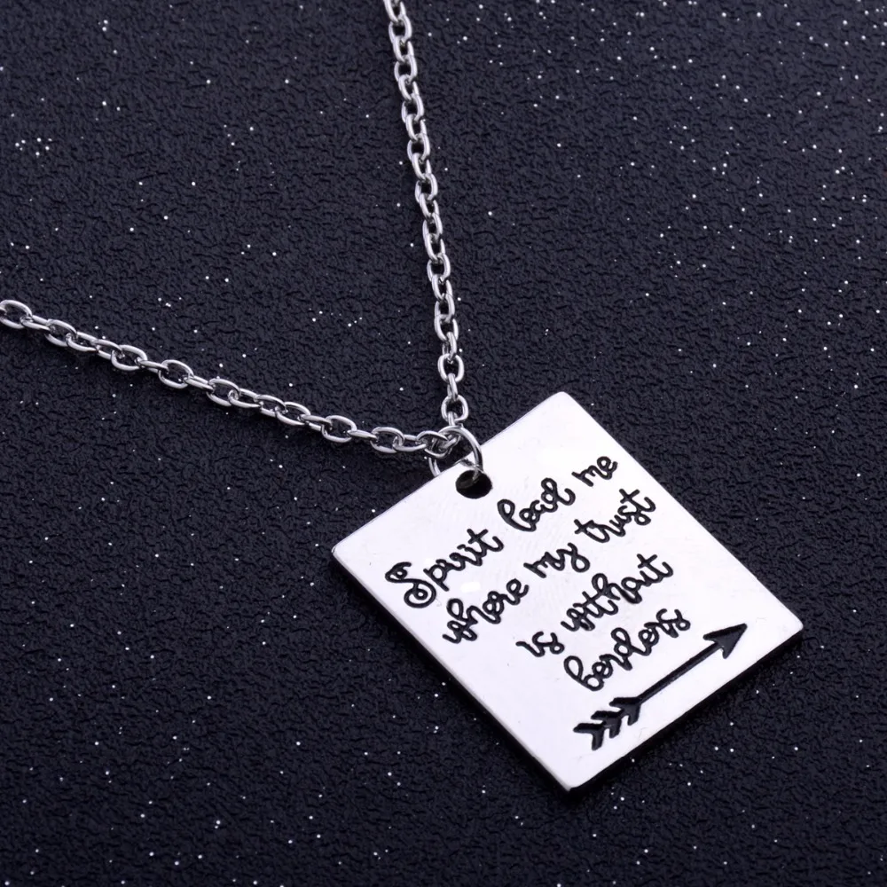 Bespmosp 24PC/Lot Wholesale Arrow Spirit Lead Me Where My Trust Is Without Borders Charm Chain Pendant Necklace Jewelry
Bespmosp 24PC/Lot Wholesale Arrow Spirit Lead Me Where My Trust Is Without Borders Charm Chain Pendant Necklace Jewelry